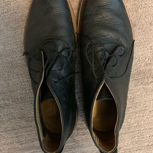 Men’s J Shoes Black leather chukka boots. Barely worn. In good condition.